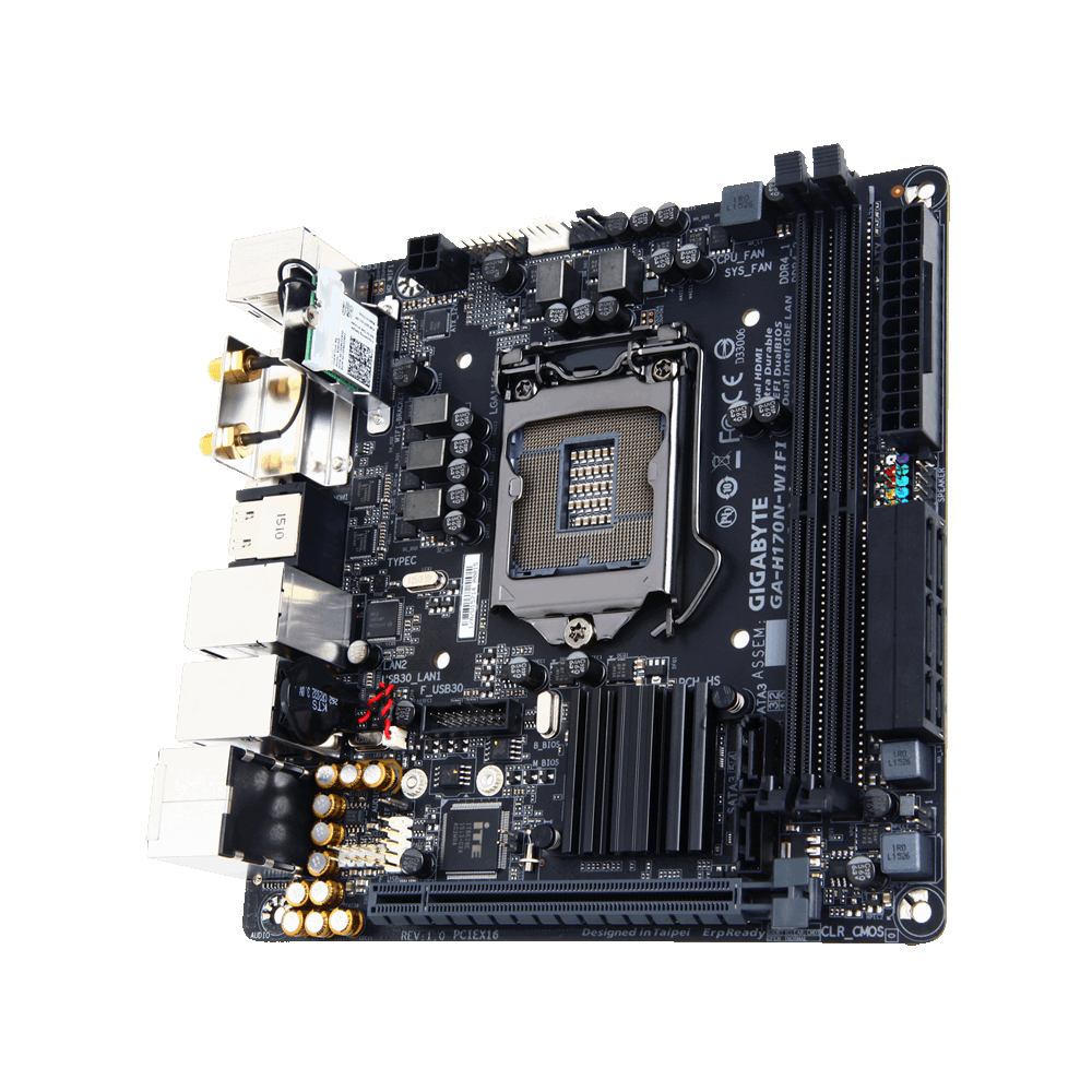 H170n H170N-WIFI, Core I7-6700,8GBメモリx2セット