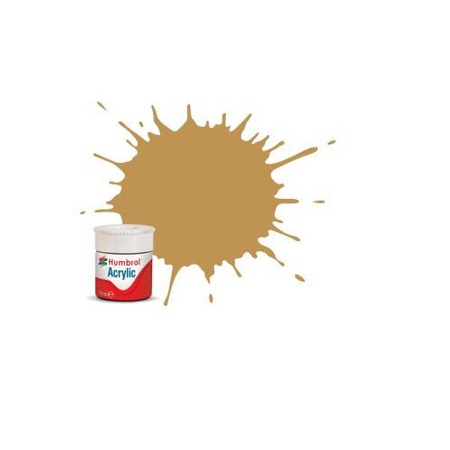 Vopsea modelism Humbrol 0093 Acrilic Numar Desert Yellow Matt 12 ml