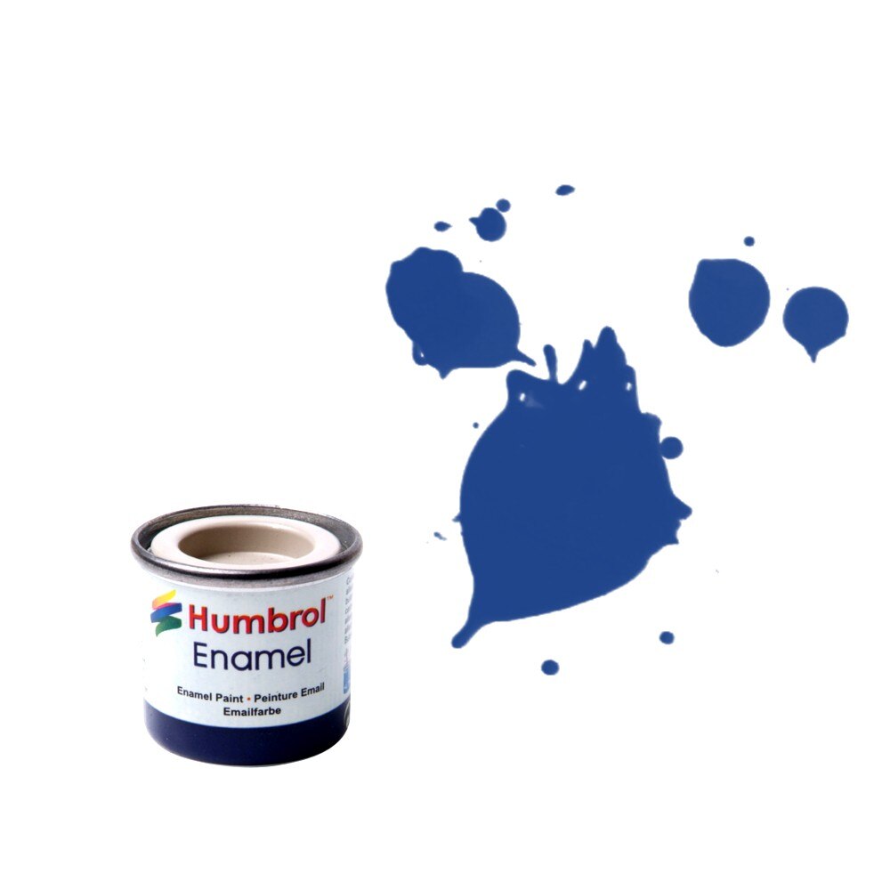 Vopsea modelism Humbrol 0271 Email Numar 25 Blue Matt 14 ml