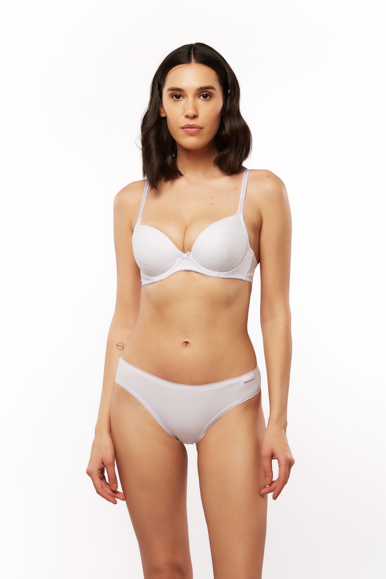 Sutien clasic SN47, Alb, 75C