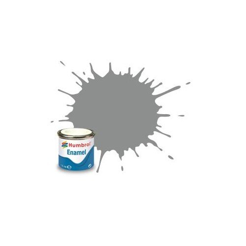 Vopsea modelism Humbrol 1393 Email Numar 126 US Medium Grey Satin 14 ml