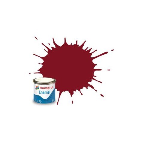 Vopsea modelism Humbrol 1465 Email Numar 133 Brown Satin 14 ml