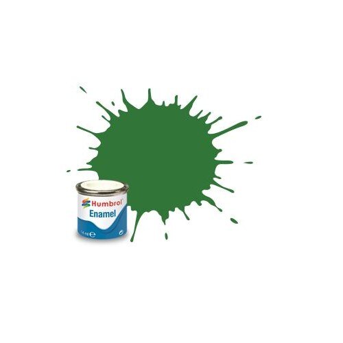 Vopsea modelism Humbrol 1448 Email Numar 131 Mid Green Satin 14 ml