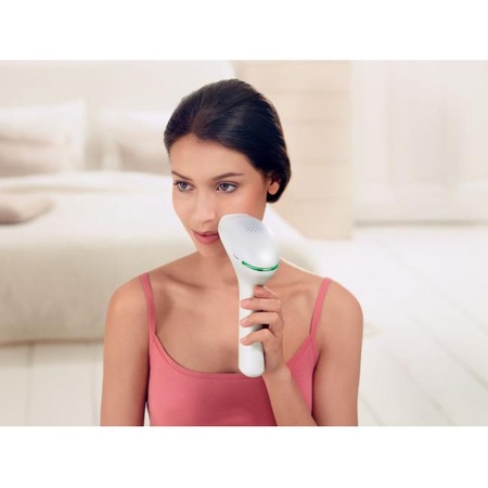 Epilator Philips Lumea IPL SC2009/00, 250.000 impulsuri, Acumulator, Alb