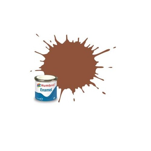 Vopsea modelism Humbrol 0775 Email Numar 70 Brick Red Matt 14 ml