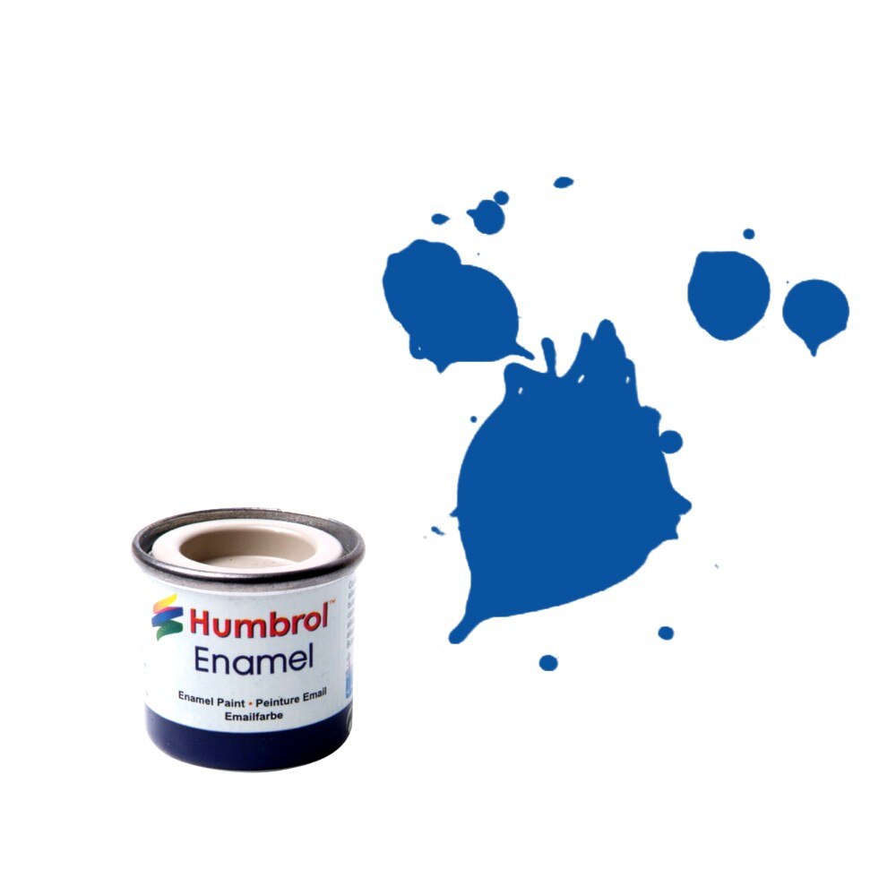 Vopsea modelism Humbrol 0151 Numar 14 French Blue Gloss 14 ml
