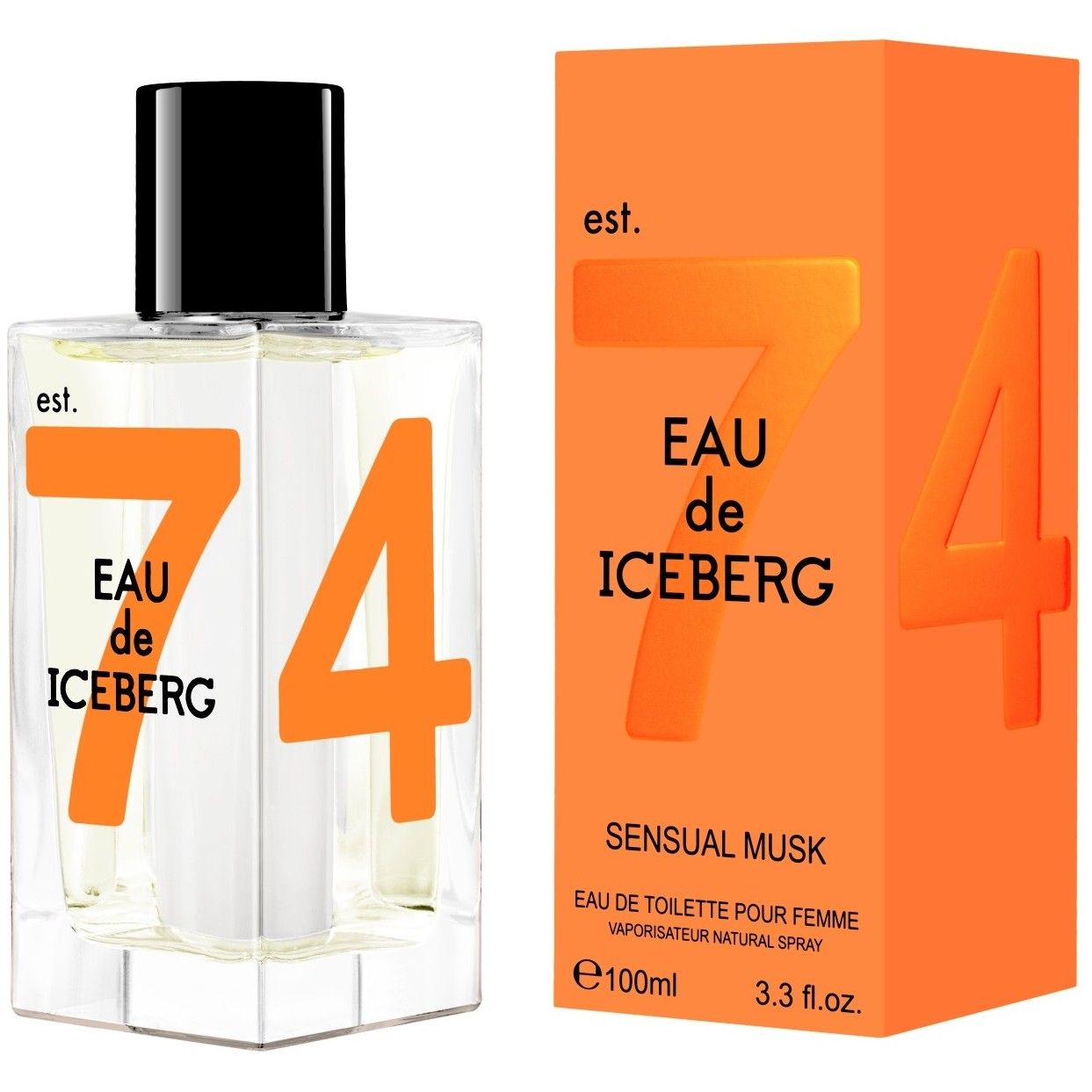 Apa de Toaleta Iceberg Sensual Musk, Femei, 100 ml