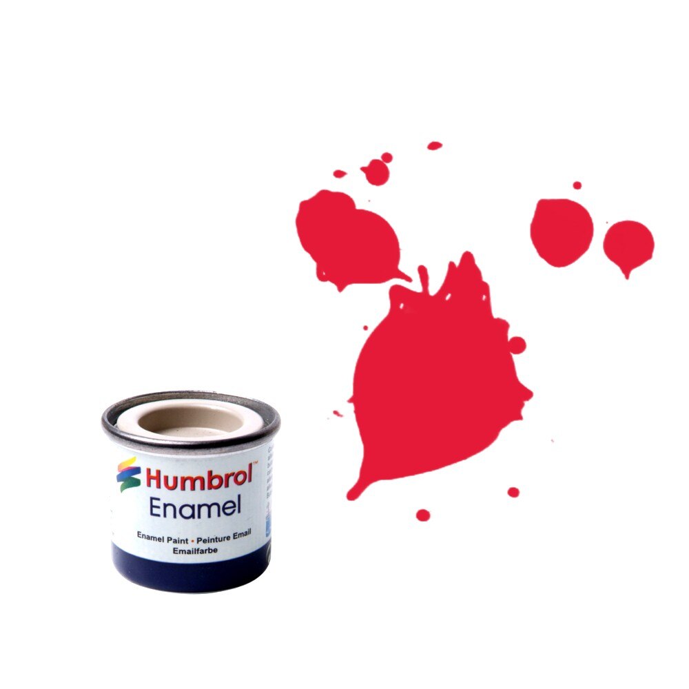 Vopsea modelism Humbrol 0238 Email Numar 238 Arrow Red Gloss 14 ml