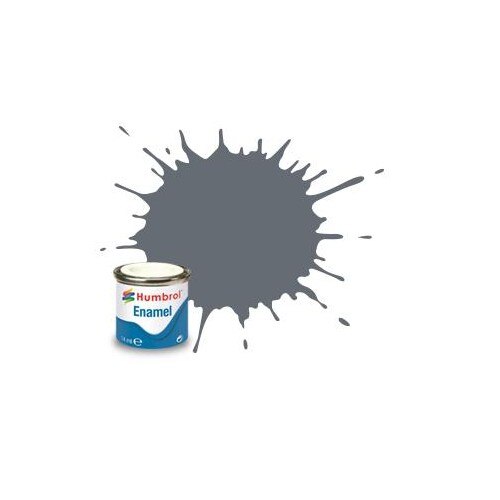 Vopsea modelism Humbrol 1359 Email Numar 123 Extra Dark Sea Grey Satin 14 m