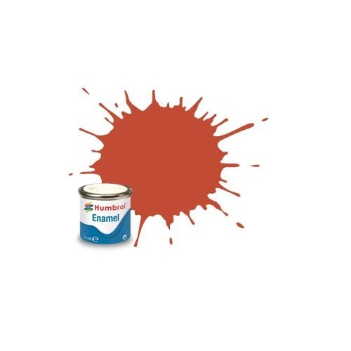 Vopsea modelism Humbrol 1105 Email Numar 100 Red Brown Matt 14 ml