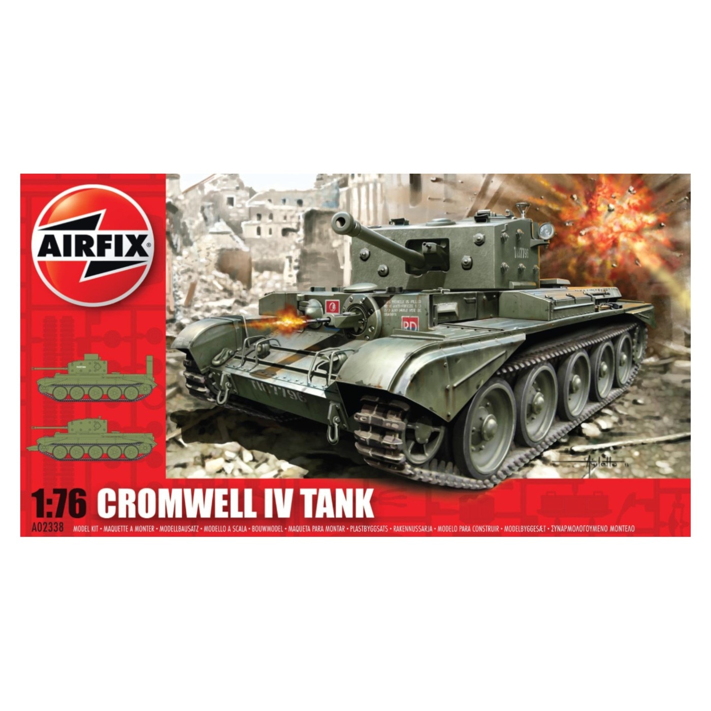 Kit modeism Airfix 02338 Tanc Cromwell IV Tank Scara 1:76