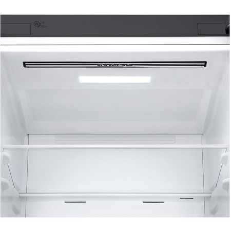 Combina frigorifica LG GBB62PZHZN, 384 l, No Frost, Compresor Inverter Linear, Display Extern, Clasa A++, H 203 cm, Argintiu