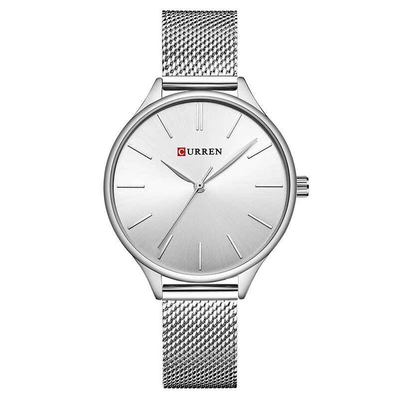 Ceas dama, Curren Argintiu, Mecanism Quartz, Otel inoxidabil, Cutie originala