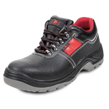 Pantofi de protectie S3 SC-02-002, cu bombeu metalic si lamela antiperforare, marimea 46