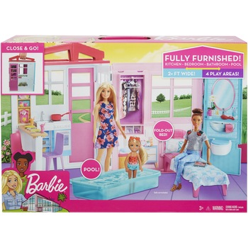 Set de joaca Barbie Estate- Casuta cu piscina
