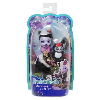 Papusa Enchantimals™ - Sage Skunk Papusa Enchantimals™ - Sage Skunk