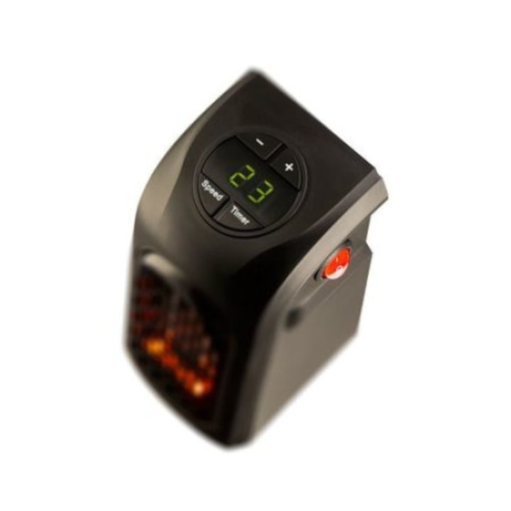 IT Pro Mini Hordozható Légfűtés, 350W, Hőmérséklet Kijelző, 2 lépéses kerámia fűtés, távirányítóval