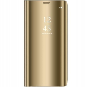 Husa Samsung Galaxy A50 / A30 Clear View Gold Husa Samsung Galaxy A50 / A30 Clear View Gold