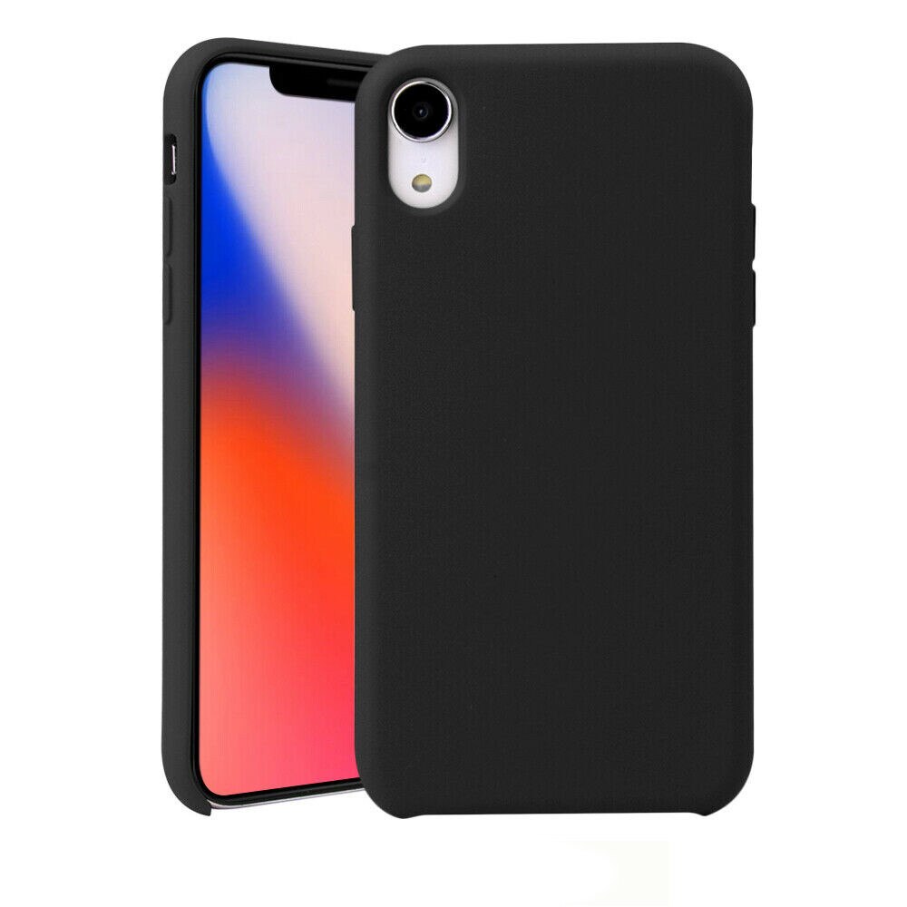 Husa de silicon Negru pentru Iphone XR