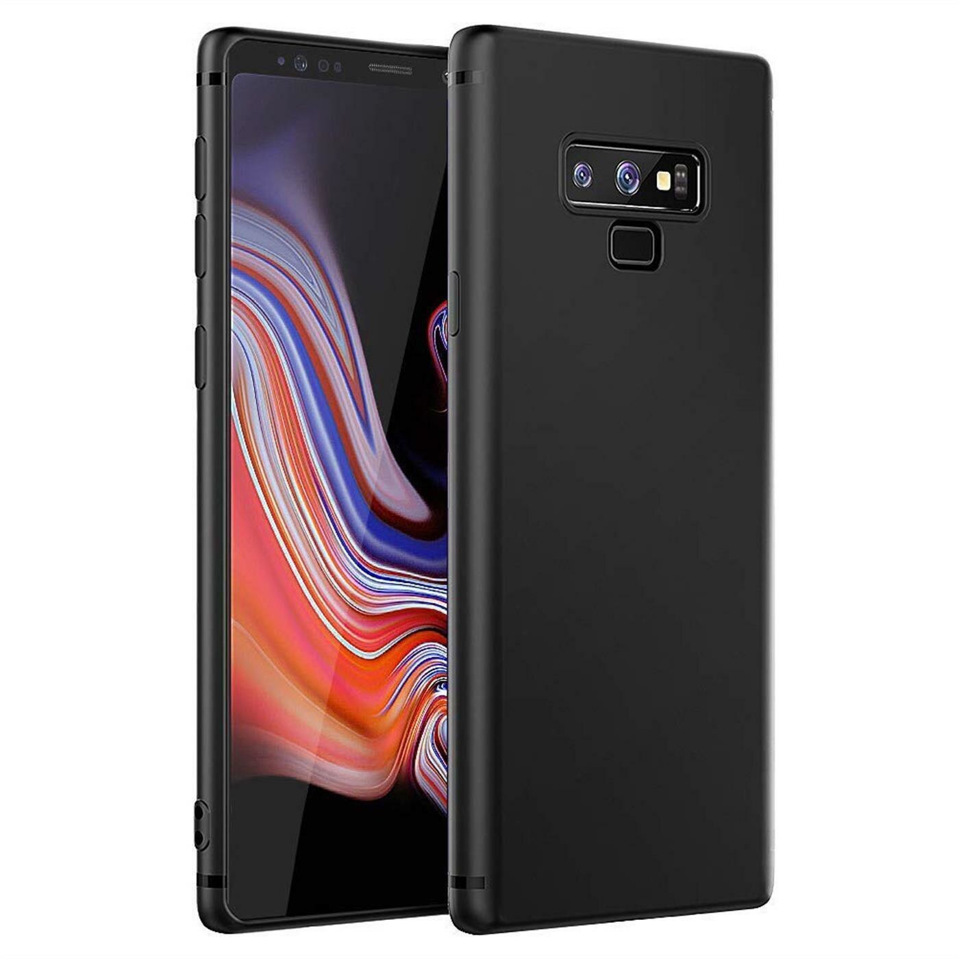 Carcasa Samsung Galaxy Note 9 ultra subtire, Silicon Culoare Negru