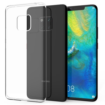 Husa de protectie transparenta din silicon ultra slim 0.3 mm Huawei Mate 20 Pro Husa de protectie transparenta din silicon ultra slim 0.3 mm Huawei Mate 20 Pro