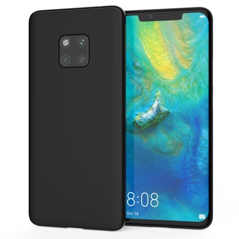 Carcasa Huawei mate 20 PRO ultra slime, Silicon Culoare Negru Carcasa Huawei mate 20 PRO ultra slime, Silicon Culoare Negru
