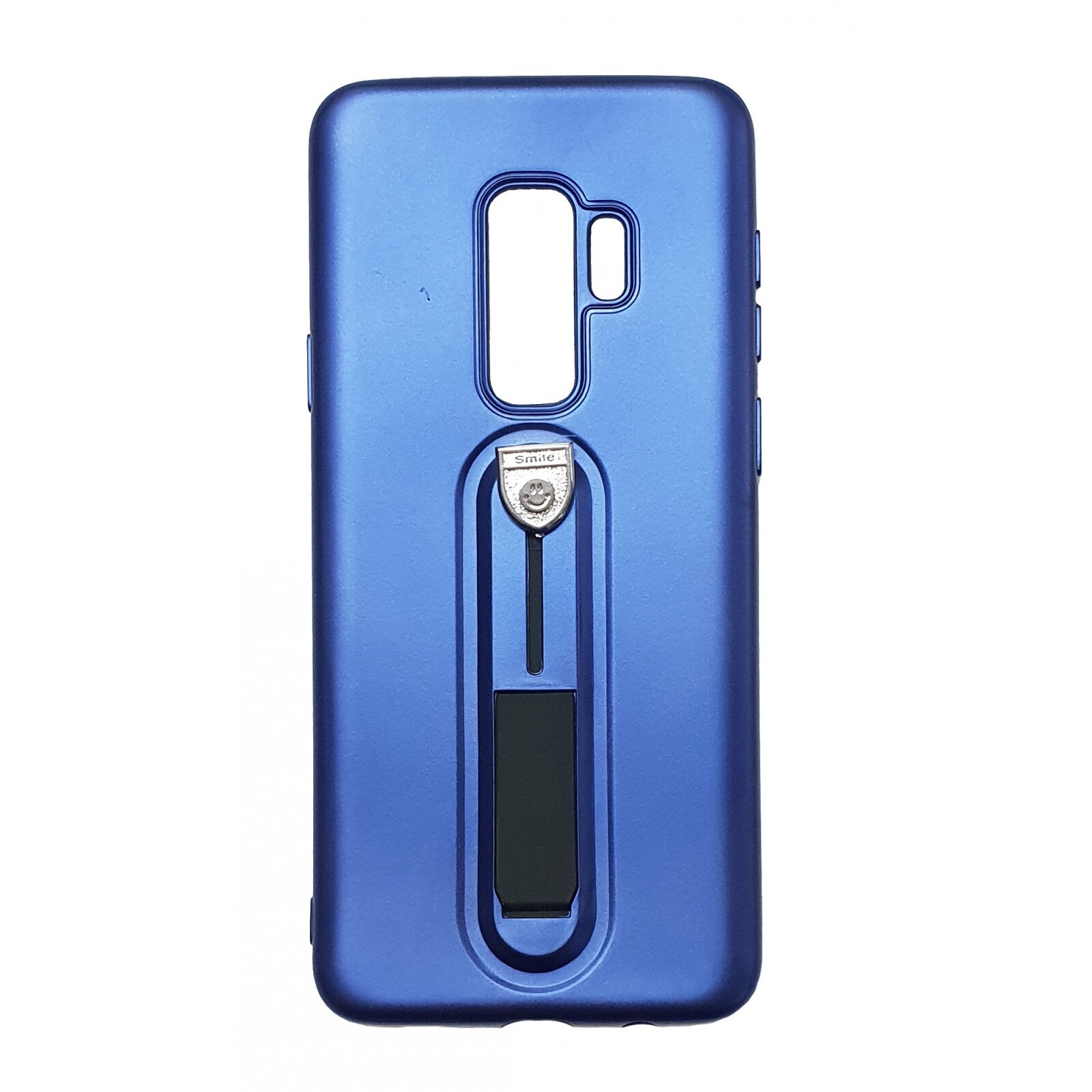 Husa silicon cu suport pentru selfie Samsung S9 plus, Albastru
