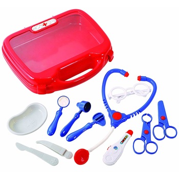 Set trusa medicala cu ustensile 12 accesorii, Dr Binefacator, 2930 Playgo Set trusa medicala cu ustensile 12 accesorii, Dr Binefacator, 2930 Playgo