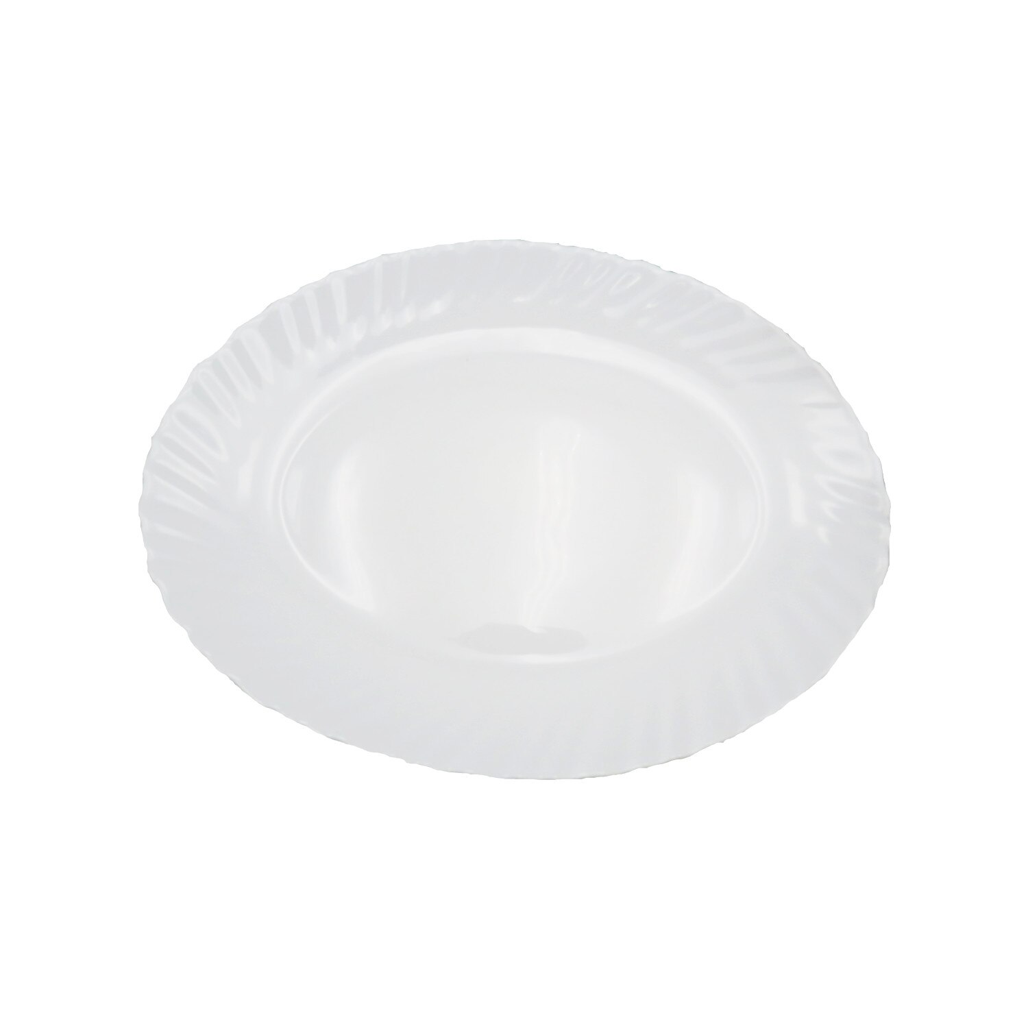 Set 3 platouri,opal,alb,30 cm