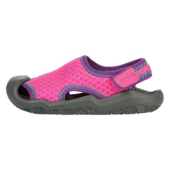 Sandale Crocs Swiftwater Sandal K 2040246OL Copii, Roz, 30-31 Sandale Crocs Swiftwater Sandal K 2040246OL Copii, Roz, 30-31