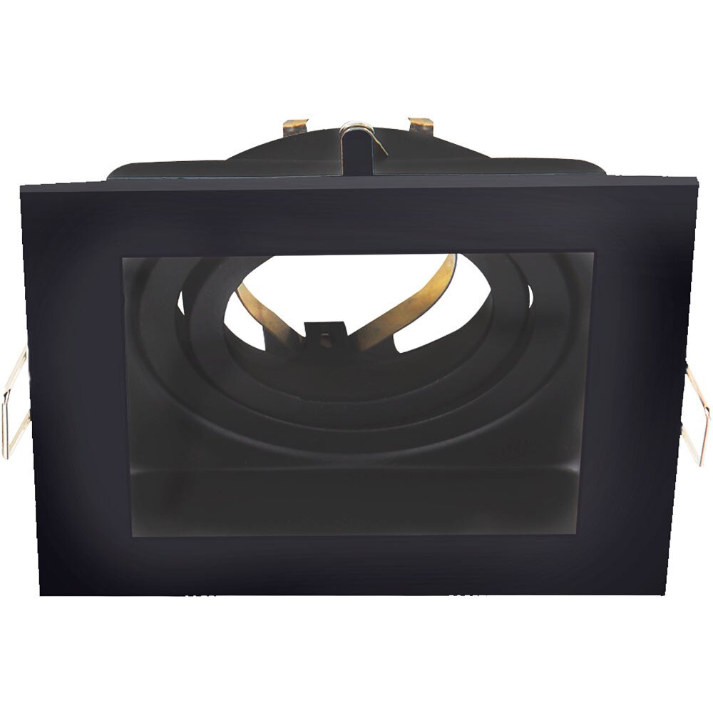 Carcasa negru patrat pentru GU10 BETA-RS1