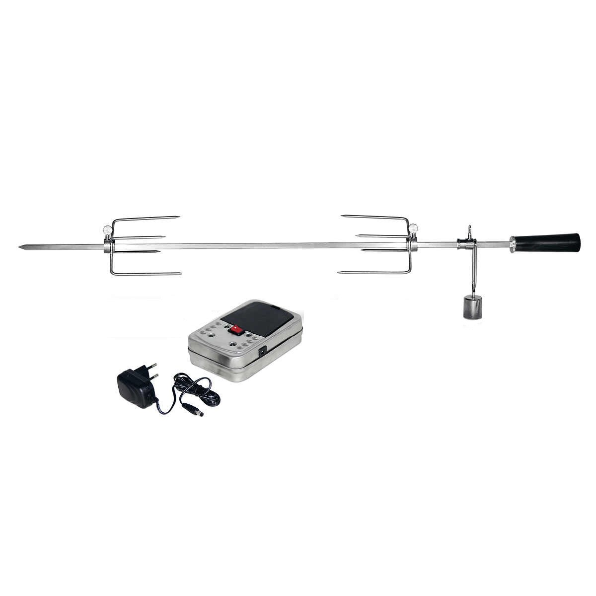 Rotisor pentru gratar Enders Chicago 3, otel inoxidabil, 95 cm