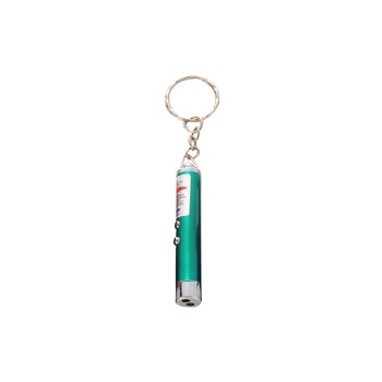 Breloc 2 in 1 Cu Lanterna LED si Laser , Baterii Incluse , Verde Breloc 2 in 1 Cu Lanterna LED si Laser , Baterii Incluse , Verde
