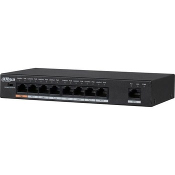 Switch Dahua PFS3009-8ET-96, PoE, 8+1 porturi, 250m, 30W, Max. 96W Switch Dahua PFS3009-8ET-96, PoE, 8+1 porturi, 250m, 30W, Max. 96W