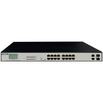Switch IP View IW3020FSNL, 16 porturi 10/100Mbps + 2G Combo TP/SFP, PoE, Display LCD, 300W Switch IP View IW3020FSNL, 16 porturi 10/100Mbps + 2G Combo TP/SFP, PoE, Display LCD, 300W