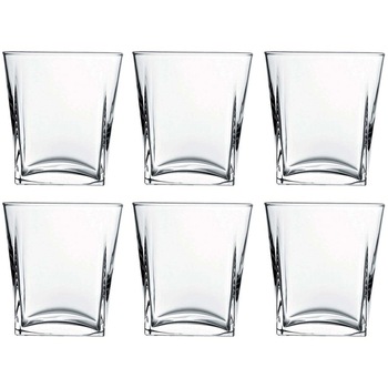 Set pahare whisky, Pasabahce Carre, 6 piese, 310 ml Set pahare whisky, Pasabahce Carre, 6 piese, 310 ml