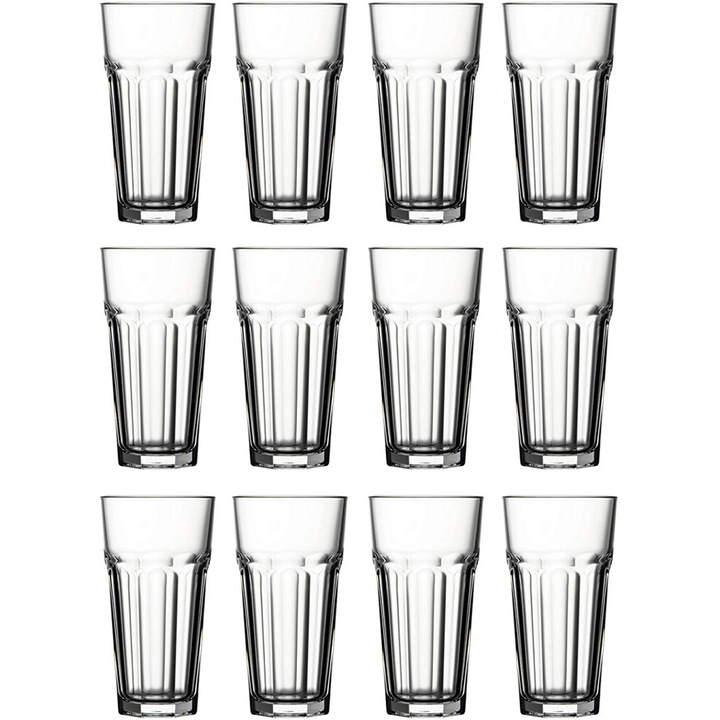 Set pahare de bere, Pasabahce Casablanca, 12 piese, 475 ml