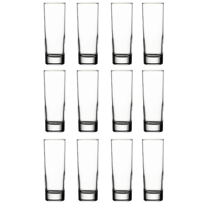 Set pahare long drink, Pasabahce Side, 12 piese, 290ml