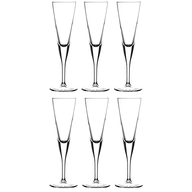 Set pahare sampanie, Pasabahce V-Line, 6 piese, 150 ml