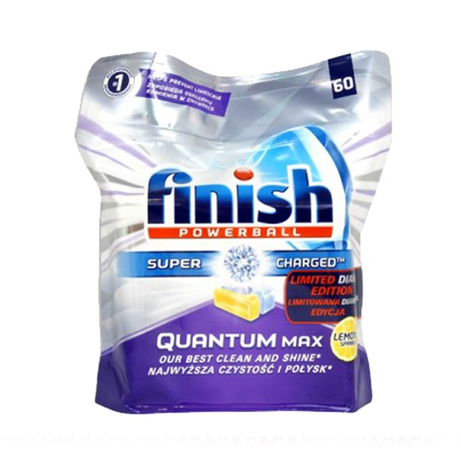 Tablete Finish Quantum Max, 60buc, Lemon eMAG.ro