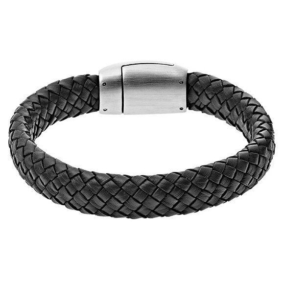 Bratara Skagen Vinther SKJM0027040, Argintiu, Negru
