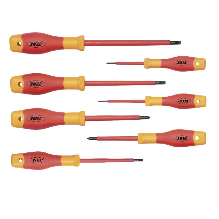 Set de 7 surubelnite izolate 1000V, JBM