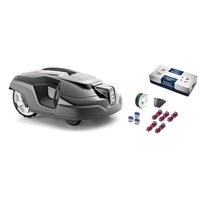 masina electrica robotizata de tuns gazonul husqvarna automower 315  kit instalare automower  3 lame de taiere 22 cm latime lucru 60 mm inaltime maxima taiere ecran lcd alarma temporizator imagen 9_0_
0