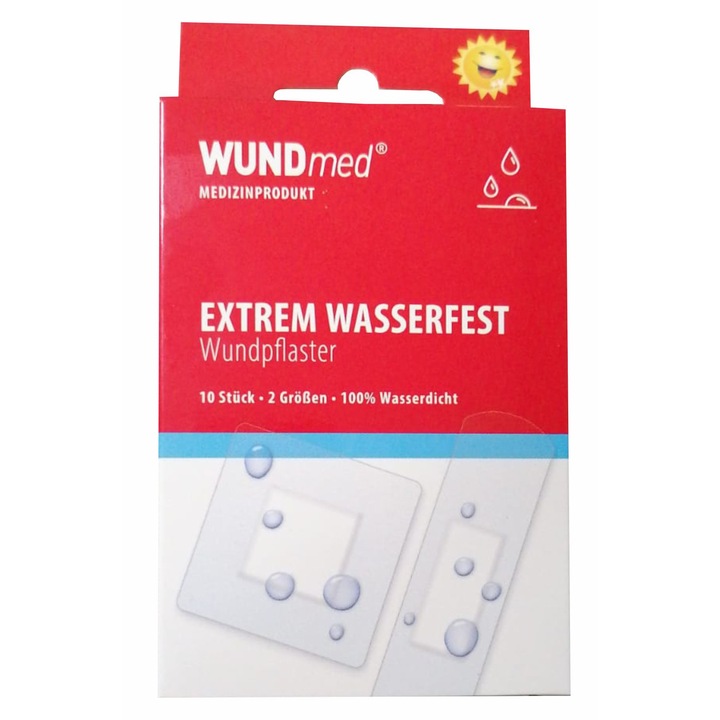 Водоустойчиви лепенки WundMed, 10 броя