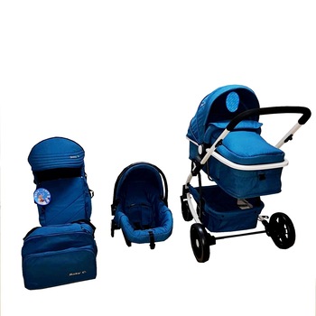 Carucior nou nascuti 3 in 1 Baby Care™ PRO YK , Cadru Aluminiu, Landou si geanta bebe, Scoica auto, Spatar reglabil 3 trepte, Turquoise Carucior nou nascuti 3 in 1 Baby Care™ PRO YK , Cadru Aluminiu, Landou si geanta bebe, Scoica auto, Spatar reglabil 3 trepte, Turquoise