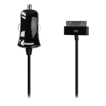 Incarcator auto Iphone, Ipad, Ipod, 30 pini, 2.1A, negru, ValueLine Incarcator auto Iphone, Ipad, Ipod, 30 pini, 2.1A, negru, ValueLine