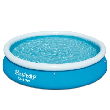 Piscina supraterana ovala, Bestway, PVC, 366 x 76 cm, Albastru Piscina supraterana ovala, Bestway, PVC, 366 x 76 cm, Albastru