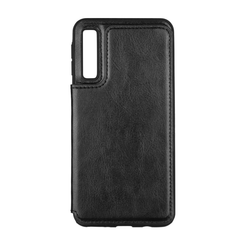 Husa cu portofel Forcell pentru Samsung Galaxy A7 (2018), Negru