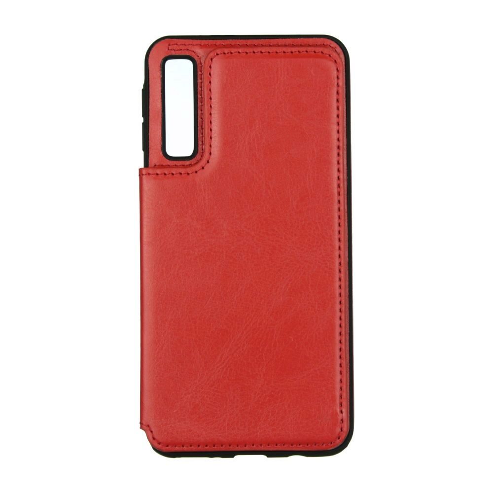 Husa cu portofel Forcell pentru Samsung Galaxy A7 (2018), Rosu