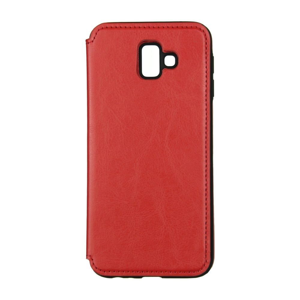 Husa cu portofel Forcell pentru Samsung Galaxy J6 Plus (2018), Rosu